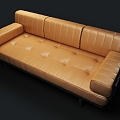 Three-seat sofa desede memory 3d model