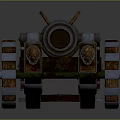 Vintage Decorative Cannon With Dragon Ornament And Striped Wheels Structure