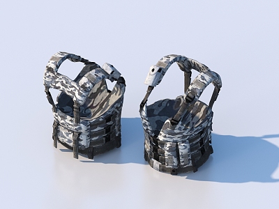 bulletproof vest special forces clothing bulletproof vest 3d model