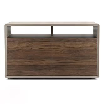 Side Cabinet Wood Grain Cabinet Floor Cabinet Storage Cabinet 3d model