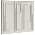 White Wainscoting Interior Design With Classic Panel And Decorative Trim for Modern Home