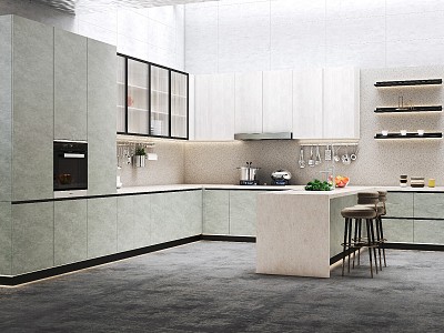 Modern Kitchen Cabinets model