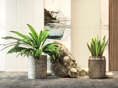 potted plant model