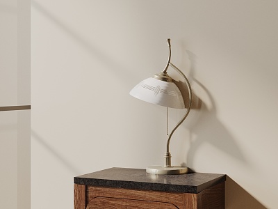 Modern table lamp 3d model