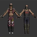 Men In Tactical Combat Outfits With Different Armor And Gear Designs