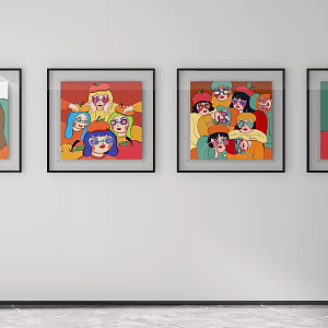 Art Hanging Painting 3d model