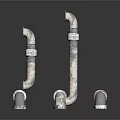 Industrial Metal Pipe Fittings Including Elbow And Tee Connectors For Plumbing
