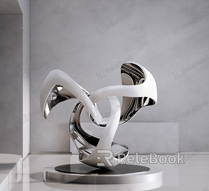 Modern Sculpture Abstract Sculpture model