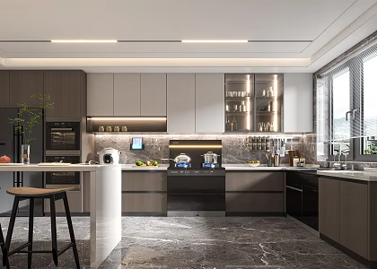 Modern Kitchen 3d model