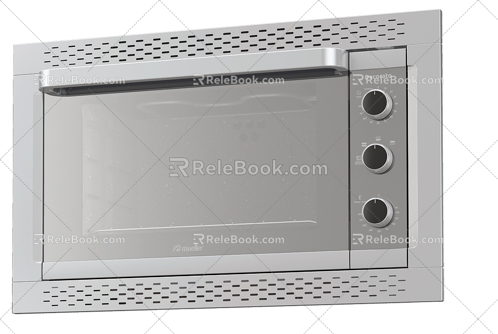 Embedded electric oven 3d model