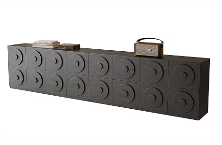 Modern TV Cabinet Low Cabinet 3d model