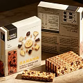Healthy Banana Real Energy Bars With Chocolate Chips And Oats