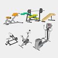 Essential Home Gym Fitness Equipment Including Treadmill Dumbbells Bench And Bikes