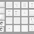 Modern Switch 3d model