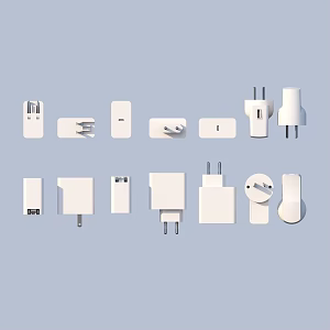 Charging head charger mobile phone charging head 3d model