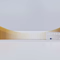Vibrant Yellow Art Installation With Curved Structure For 2024 World Architecture Festival China