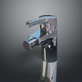 Modern Chrome Faucet With Single Handle And Sleek Design For Home Bathroom Or Kitchen