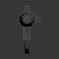 Futuristic Sci Fi Weapon Design With Advanced Tactical Features And Metallic Body