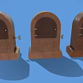 Three Vintage Wooden Mantel Clocks With Different Styles And Classic Design