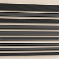 Black Long Strip Bathroom Accessories With Various Modern Designs For Bathroom Decor
