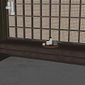 New Chinese Style Sofa Stool 3d model