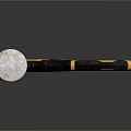 Silver Head Hammer With Black And Yellow Handle And Yellow End