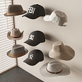 hat sun hat hat hat baseball cap 3d model