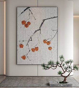 New Chinese Decorative Painting 3d model