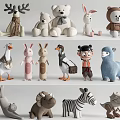 Adorable Stuffed Plush Toys Collection Featuring Teddy Bear Rabbit Deer And More