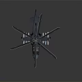 Military Attack Helicopter With Dual Rotors And Mounted Missile Systems