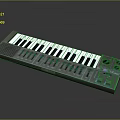 Professional YAMAHA Electronic Synthesizer With Piano Keys Control Knobs And Function Buttons