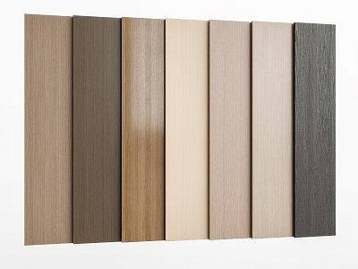 Modern wood veneer siding model