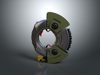 Auto Brake Disc Brake Pad Auto Parts Metal Parts Auto Parts 3d model