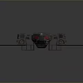 Futuristic Spacecraft Design With Modular Structure And Control Panels