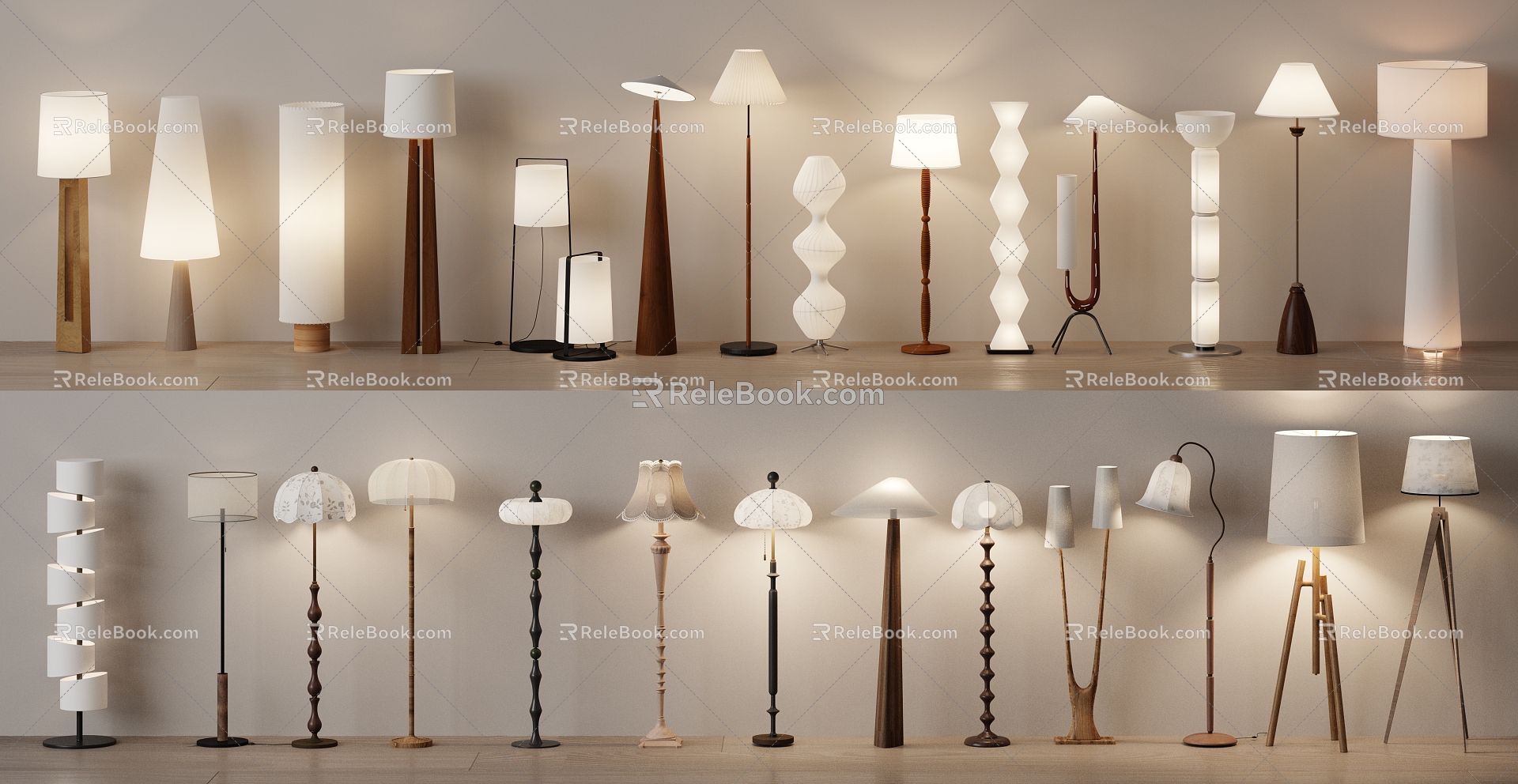 Modern Floor Lamp Decorative Lamp model