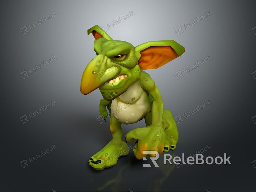 Goblin Monster Monster Ttroll Mountain Essence Alien Monster Alien Monster Alien Monster model