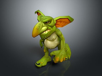 Goblin Monster Ttroll Mountain Essence Alien Monster Alien Monster Alien Monster 3d model