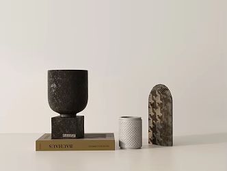 Modern ornaments combination 3d model