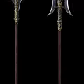 Various Spear Weapons Designs With Different Handle And Blade Details For Collection 3d model