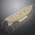 modern ship hull 3d model