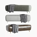 Modern sofa stool 3d model