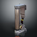 Modern Metal Floor Furniture Heater With Grille Design And Rolling Wheels
