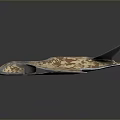 Camouflage Painted Military Aircraft Model With Aerodynamic Design And Detailed Structure