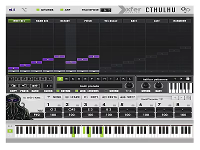 Virtual Musical Instruments Tools Interface With Keyboard Knobs And Editing Features 3d model
