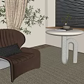 Modern side a few round a few corner a few 3d model