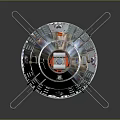 modern return capsule 3d model