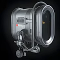 Tactical Heavy Duty Weapon With Metallic Circular Front Handles Control Panel And DEEP PRO Label