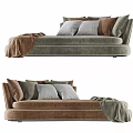 Modern chaise longue multiplayer sofa 3d model