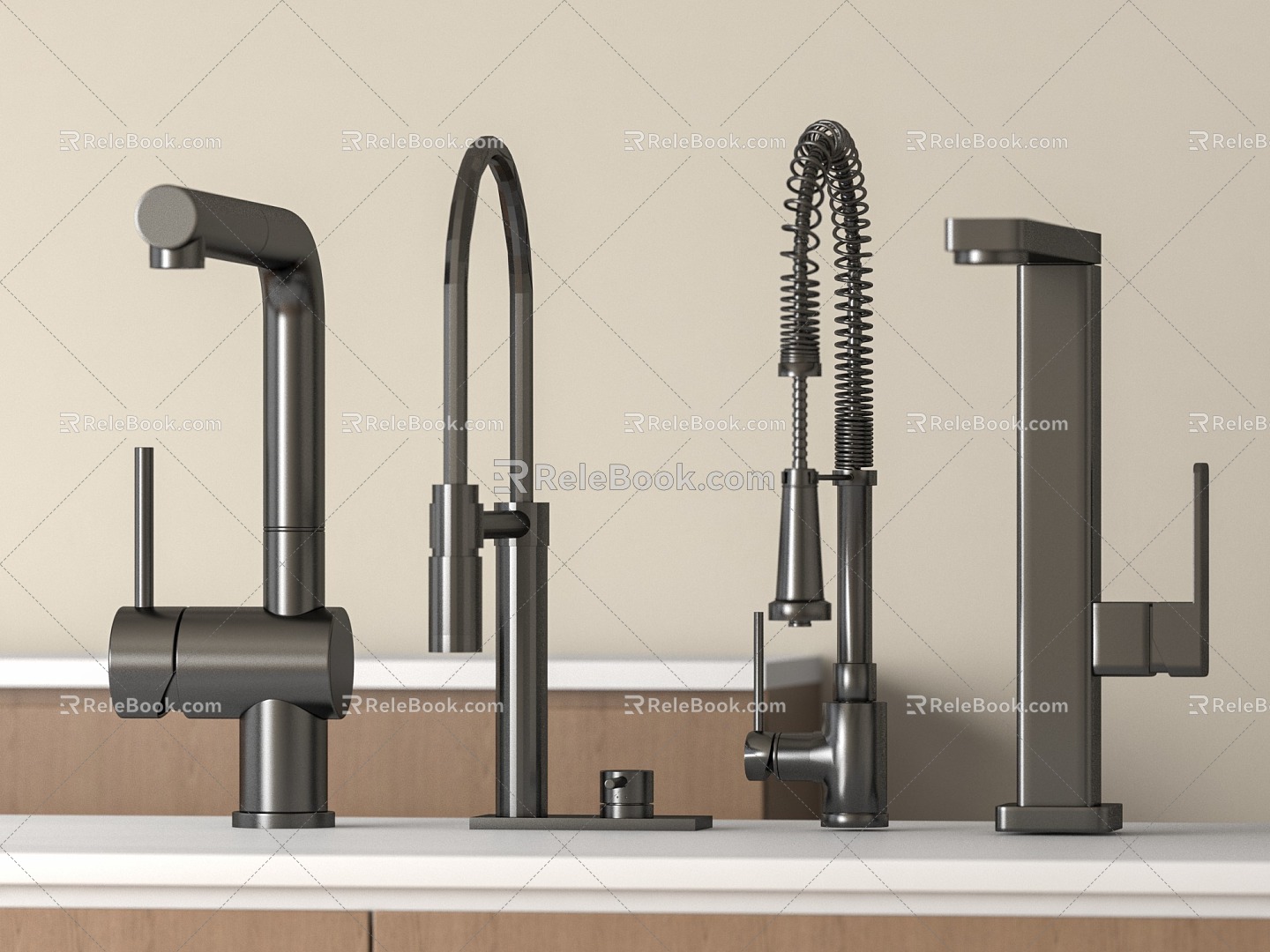 Modern faucet 3d model