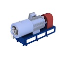 motor l top roller motor l industrial equipment 3d model